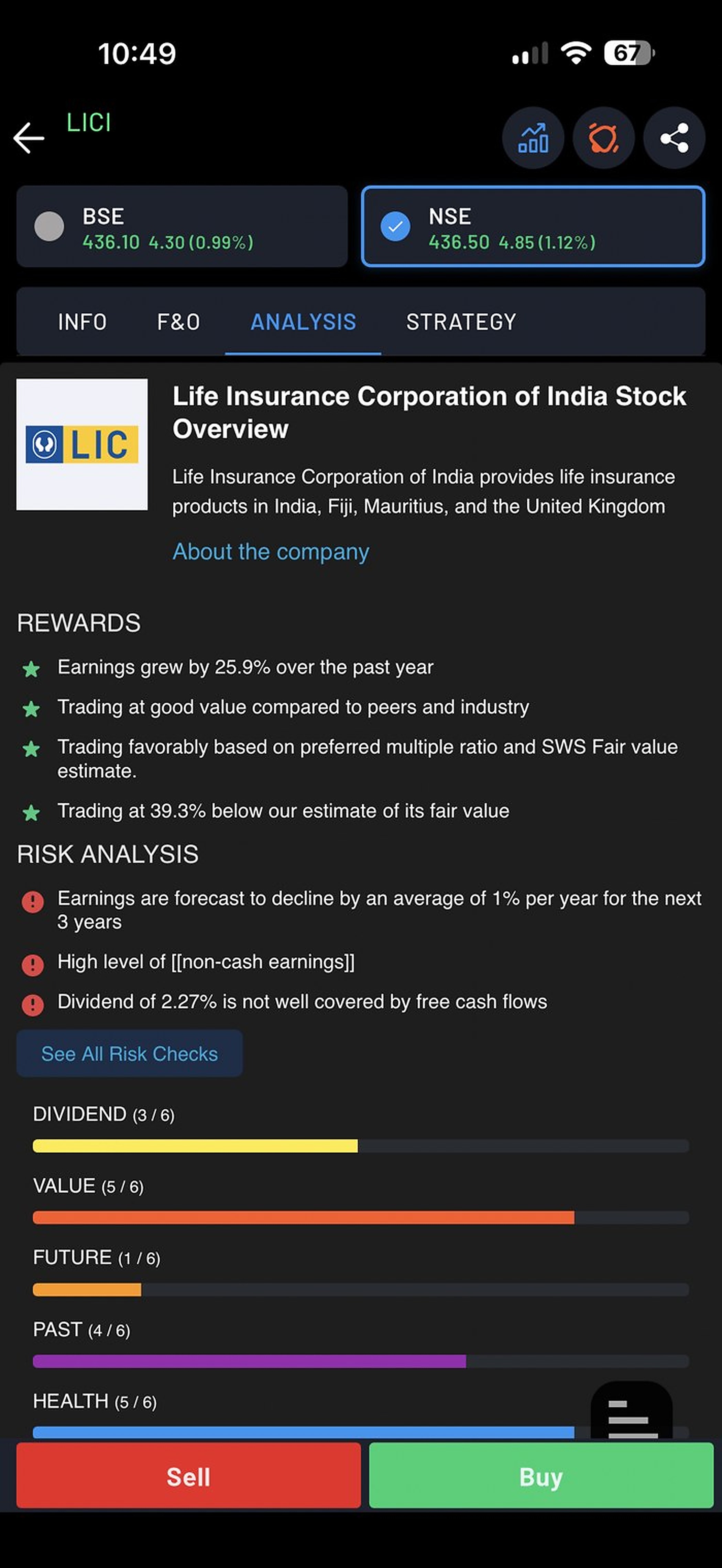 PCJ Invest screen